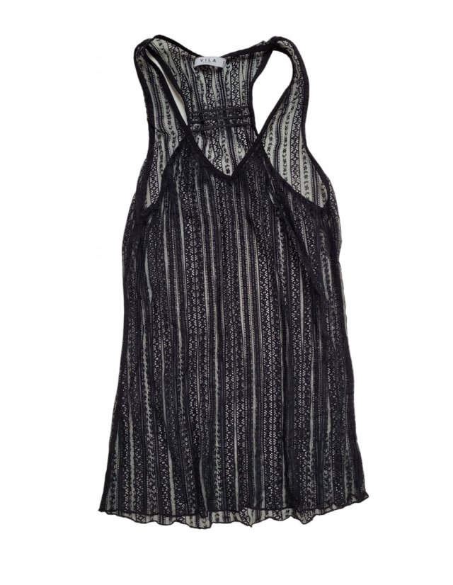 VILA koronkowa bokserka bluzka 36 S