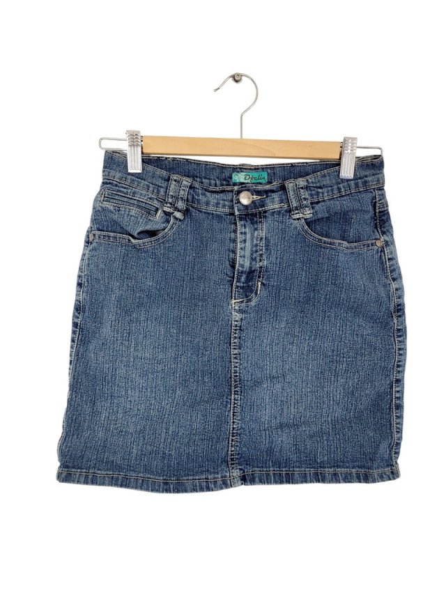 OFELIA spódnica damska mini jeans denim 36 S