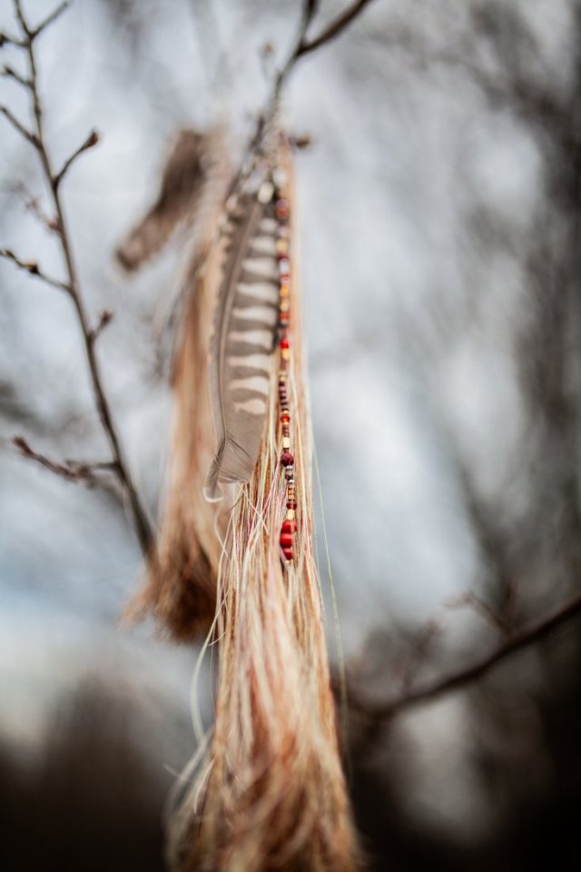 Leć gdzie chcesz IV- kolczyki z piorami i kryształami