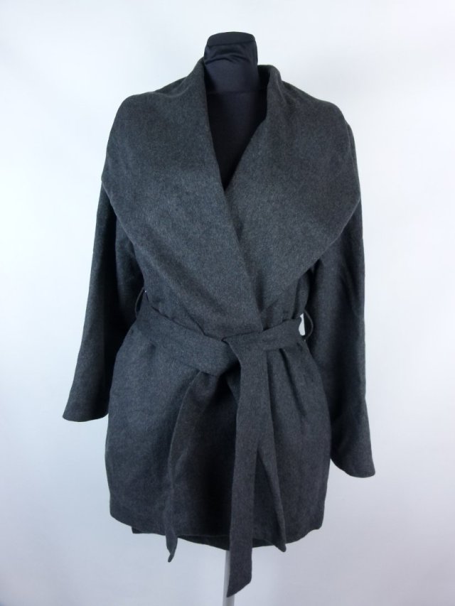 Veronika Maine wełniany cienki płaszczyk kopertowy 12 / 40
