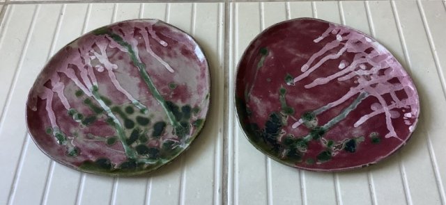 Duże talerze ręcznie robione