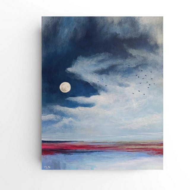 Pomiędzy nocą a świtem  -obraz akrylowy 50/40 cm