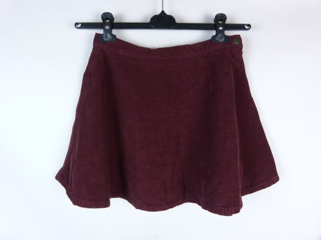 American Apparel sztruksowa kloszowana spódnica / S