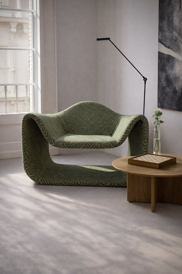 Fotel minimalistyczny nowoczesny Dragonera