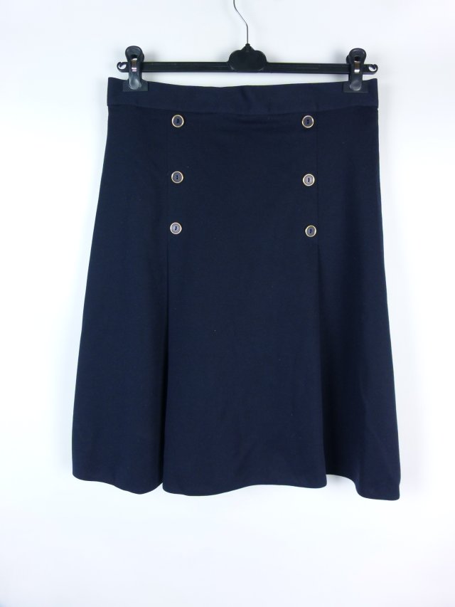 St.Michael trapezowa granatowa spódnica midi 18 / 46
