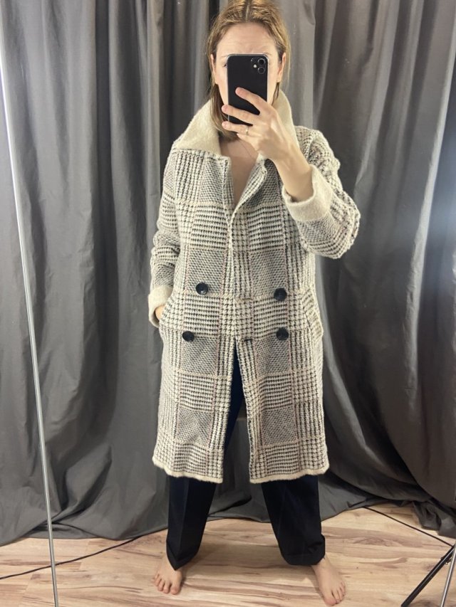 swetro-płaszcz na wiosnę