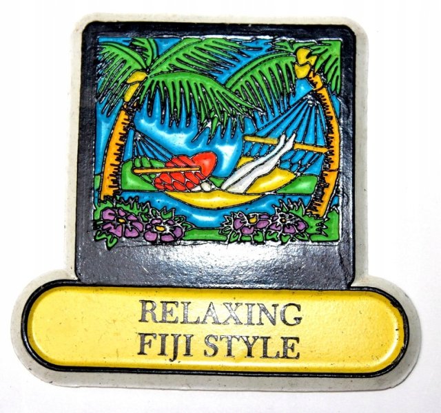 RELAXING FIJI STYLE egzotyczny magnes pamiątka
