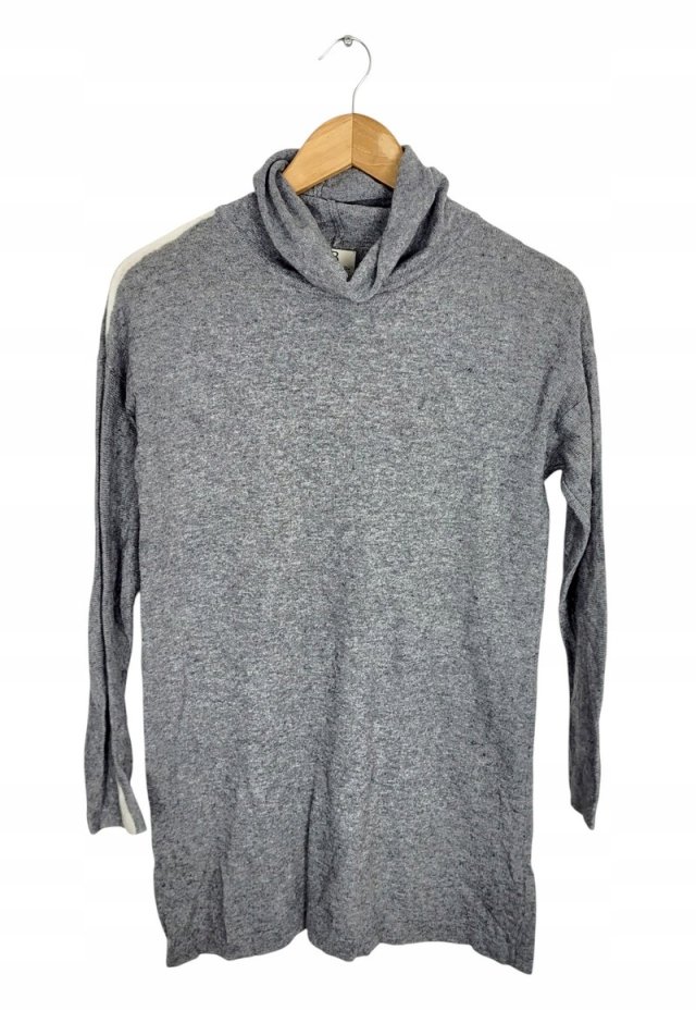 BENEDETTA długi golf tunika merino wełna kaszmir 36 S