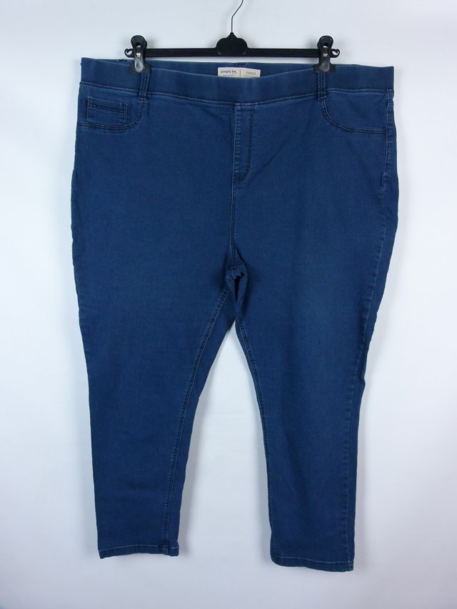 Simply Be Amber Skinny Jeggings cienki jeans 30 / 58