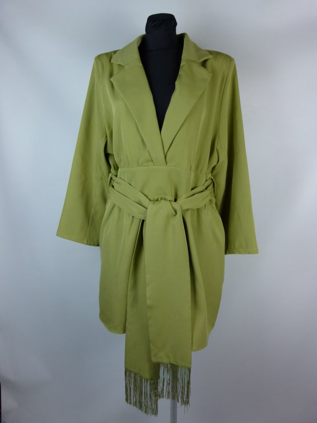 Pretty Little Thing oliwkowa krótka sukienka z metką 18 / 46