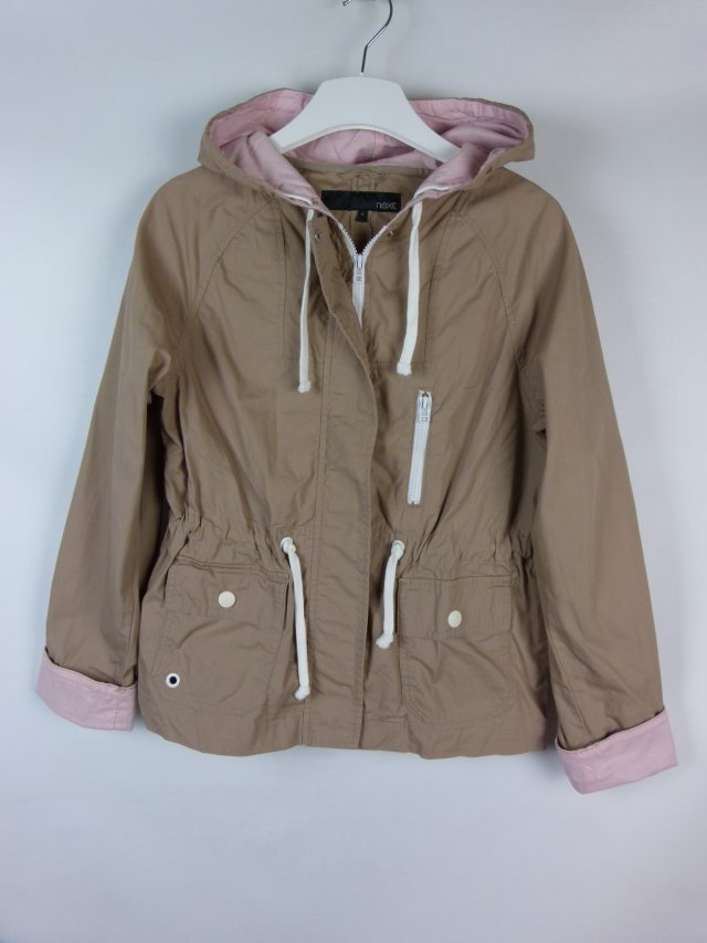 NEXT kurtka parka z kapturem bawełna / S