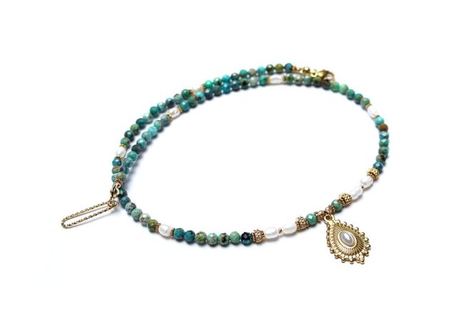 Turkus vol. 45 /choker/ naszyjnik 18.02.26 - Szlachetna kolekcja