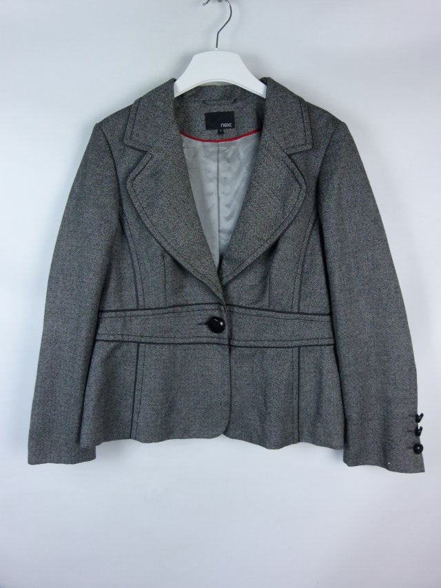 Next żakiet melanżowy z wool 18 / 46