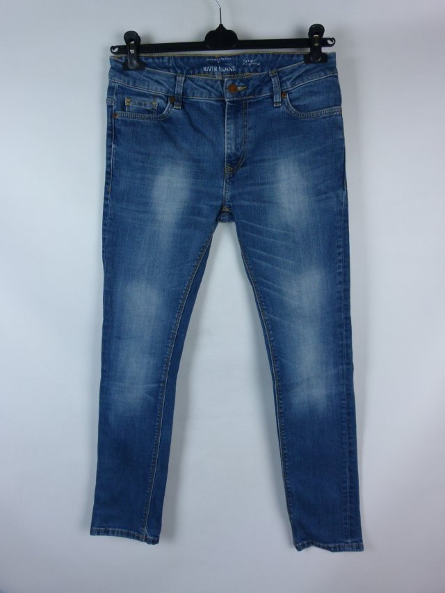 River Island spodnie jeans - UK 30S / EUR 76S pas 80 cm