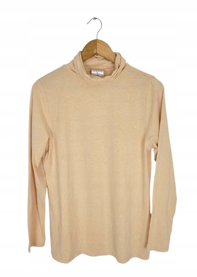 UP2FASHION beżowy golf damski basic 40/42 L/XL