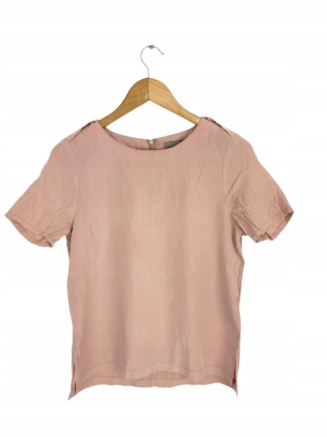 VERO MODA pudrowy róż Cobra bluzka zip 36 S