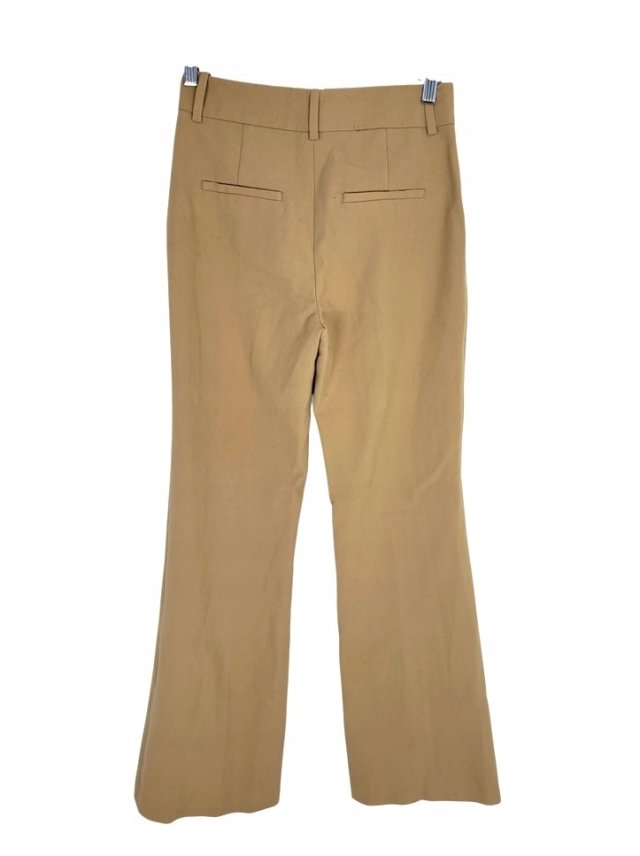 ZARA spodnie w kant beżowe 34 XS szwedy
