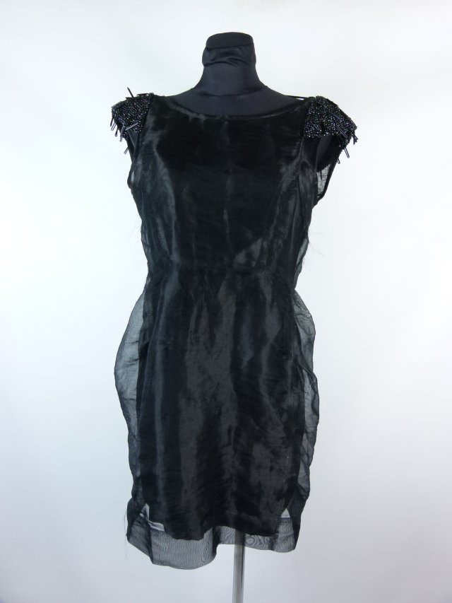 Religion koktajlowa sukienka mini organza / M