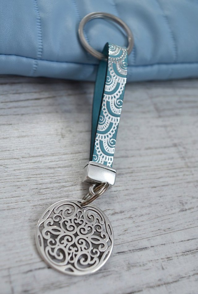 BRELOK DO KLUCZY ORIENT WAVES TURQUOISE