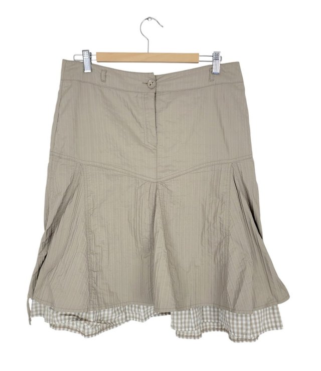 DREAMSTAR wyjątkowa spódnica plisy ściągacze 42 XL