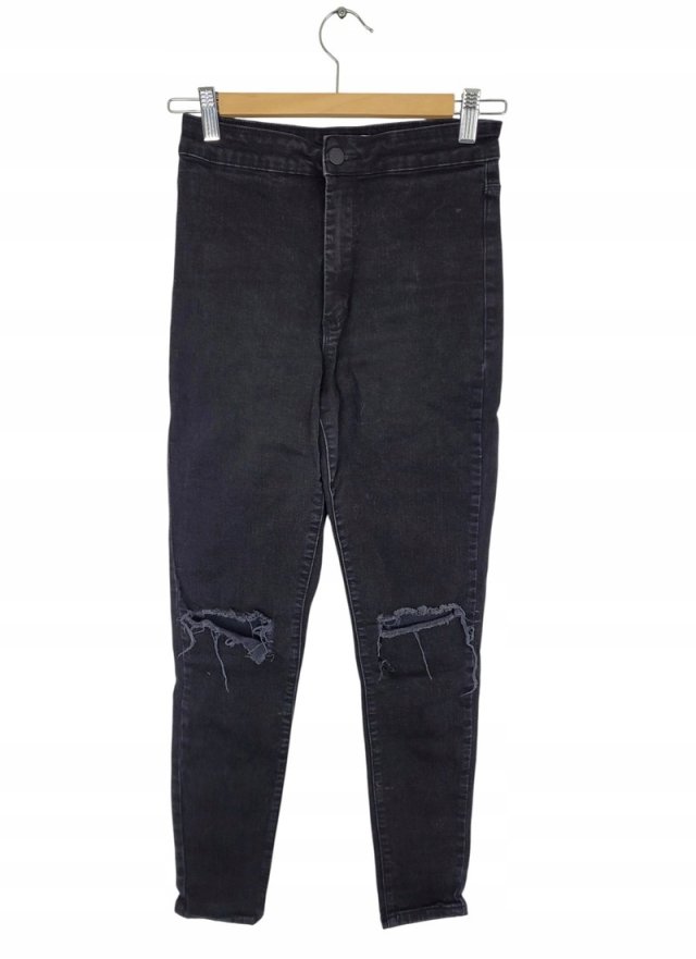 FOREVER21 rurki z dziurami czarne W29 (XS/S)