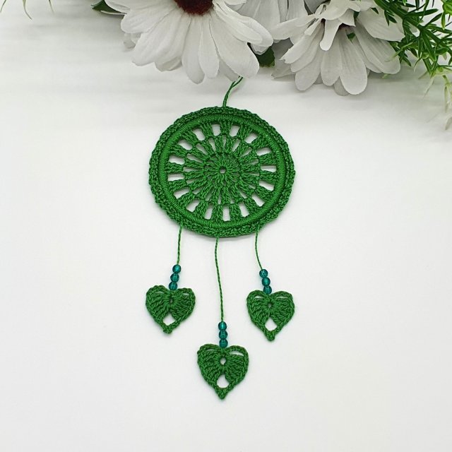 Mini zawieszka w kolorze zielonym