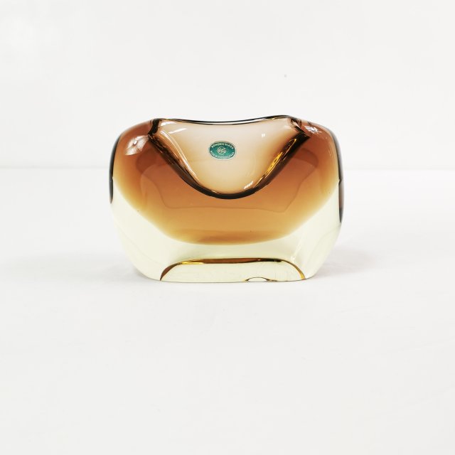 Popielnica Bohemian Art Glass, Železný Brod (ZBS), proj. Miloslav Klinger, Czechosłowacja lata 60