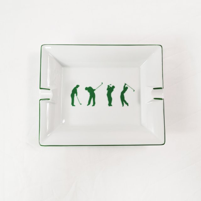 Porcelanowa popielnica na cygara, Philippe Deshailieres, Francja, lata 80.