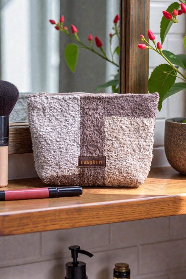 Kosmetyczka MAXI kawa z mlekiem bukla