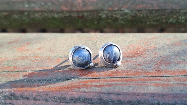 Kropki burzowe - kolczyki