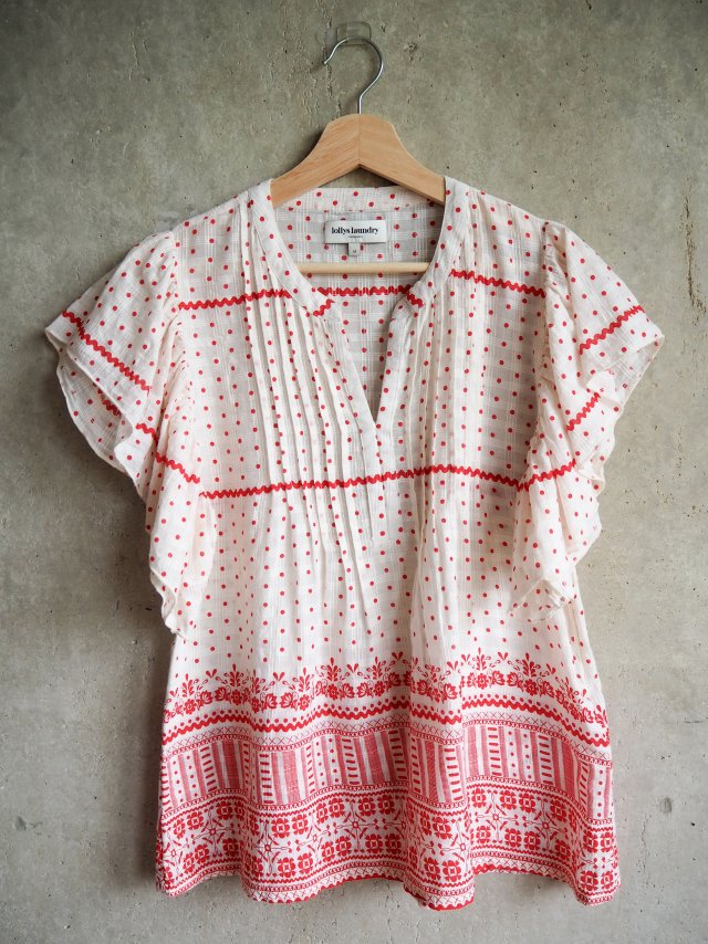 Bluzka w kropki duńskiej marki Lollys Laundry bawełna M