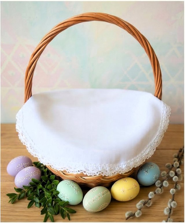 SERWETKA DO KOSZYKA WIELKANOCNEGO KLASYCZNA mała