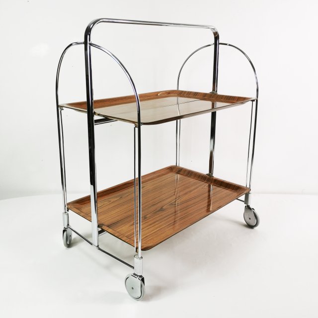 Składany, mobilny barek Bauhaus, Niemcy lata 70.