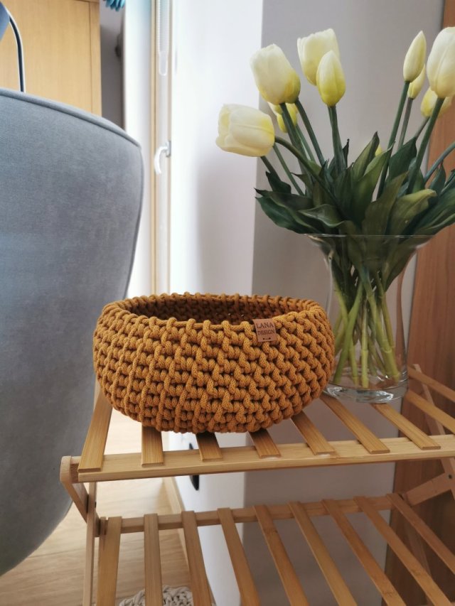 Dekoracyjny kosz do przechowywania