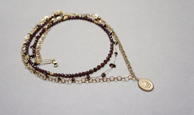 Triple vol. 2 - Granaty /naszyjnik/ 05.02.26 - Szlachetna kolekcja