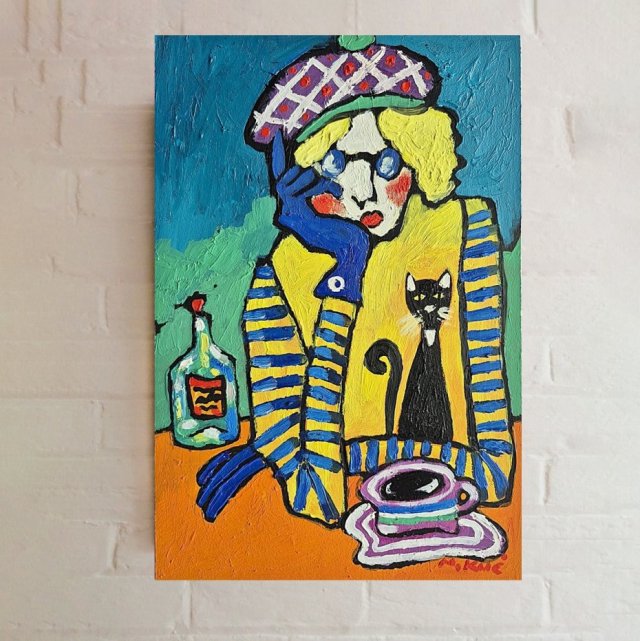 obraz do salonu portret