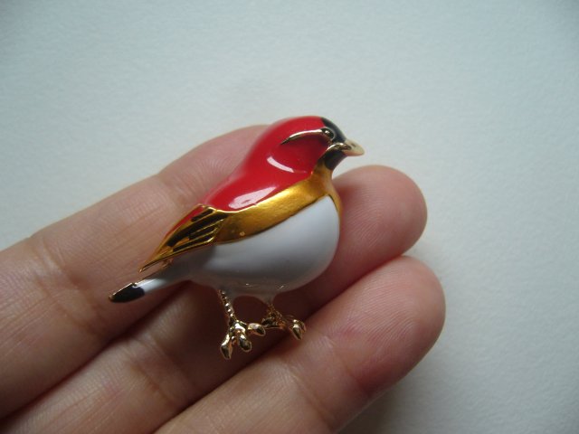 EMALIOWANA BROSZKA PTASZEK