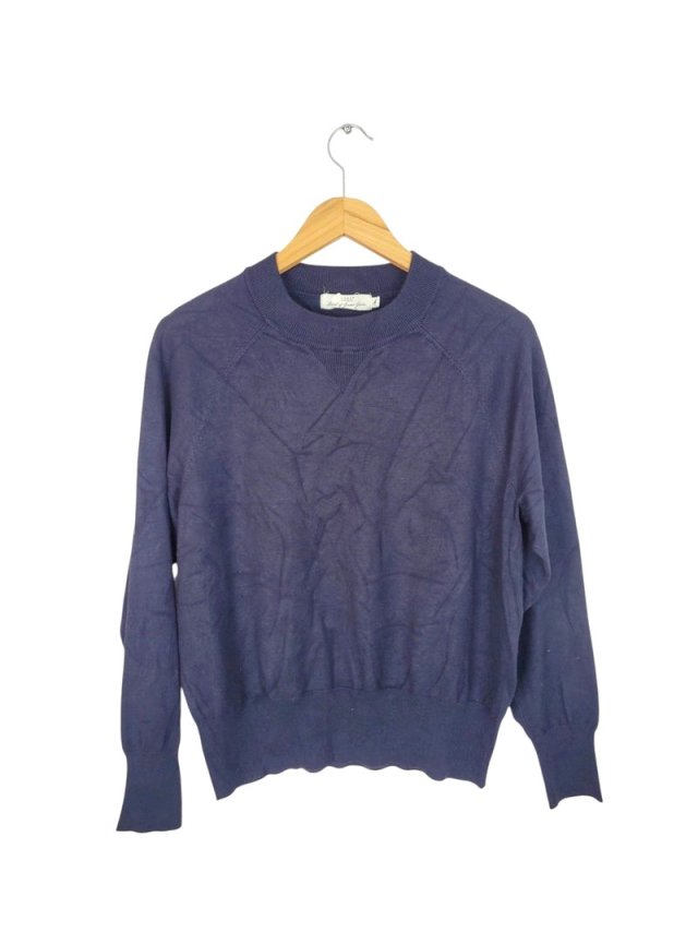 H&M dzianinowa bluza granatowa 38 M