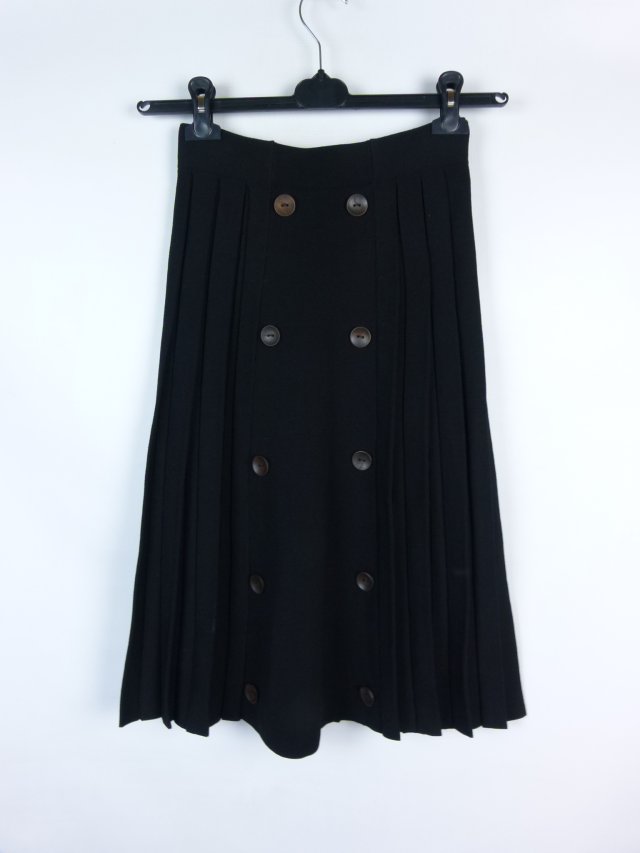 Portrait plisowana spódnica midi dzianina / XS