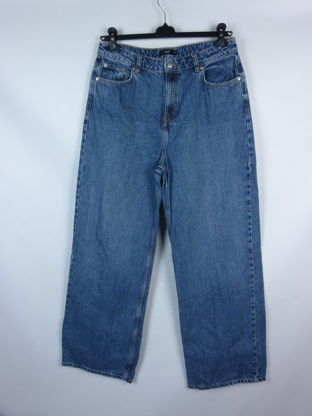 F&F jeans dżinsy szerokie nogawki 14 / 42