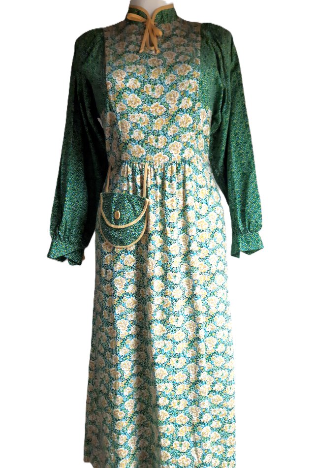 Sukienka vintage z torebką