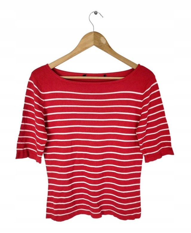 ST.MICHAEL dzianinowa bluzka paski 40/42 L/XL