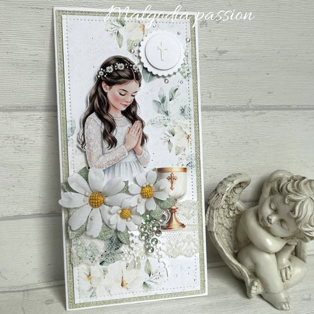 Kartka gratulacyjna na komunię