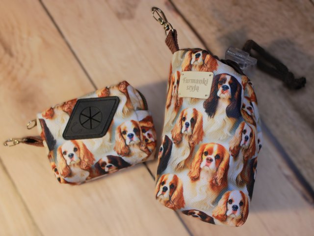 Zestaw saszetka na smaczki i woreczki # cavalier