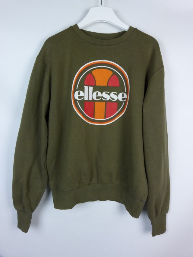 Ellesse bluza bawełna khaki / XL