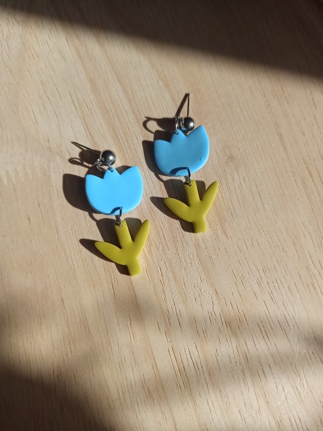 Kolczyki z gliny polimerowej