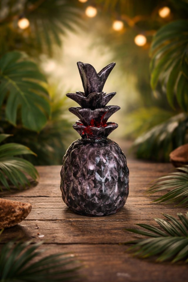 Ananas dekoracyjny – ręcznie postarzany unikatowa ozdoba wnętrza