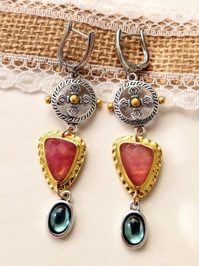 Długie vintage kolczyki (Vk)