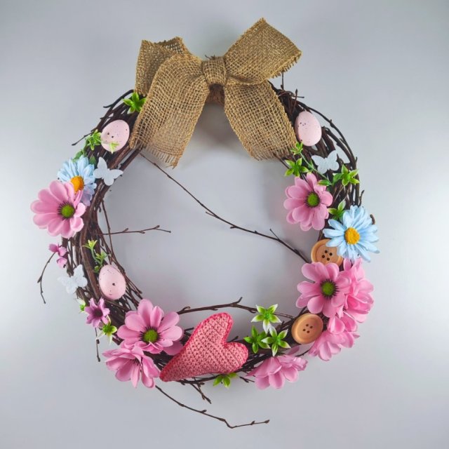 Brzozowy wianek na Wielkanoc