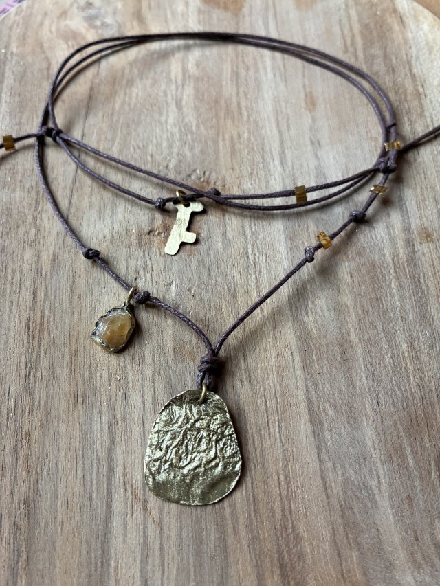 Naszyjnik stop mosiądzu